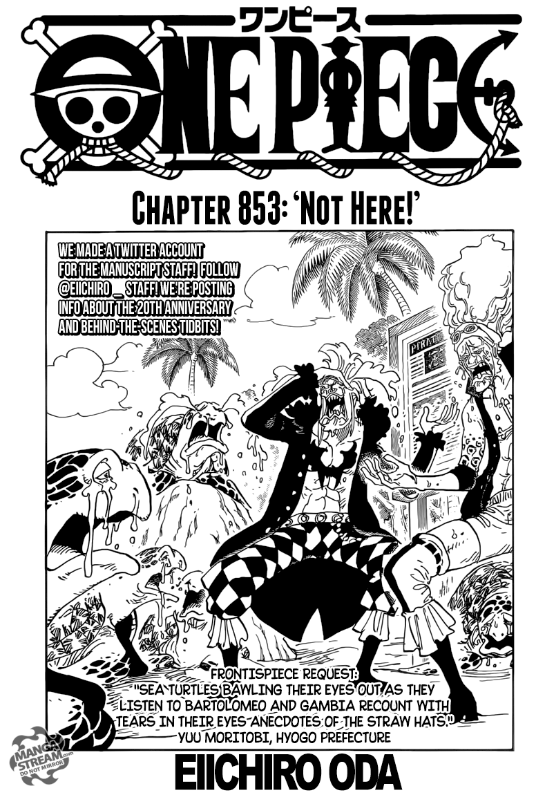 One Piece Chapter 853 1